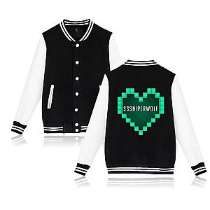 Sssniperwolf Jackets - Baseball Uniform Streetwear Hip Hop Casual Sportswear Jacket
