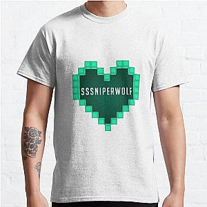 SSSniperWolf T-Shirts - Sssniperwolf Heart Classic T-Shirt RB1207