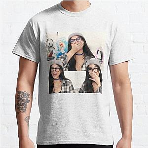 SSSniperWolf T-Shirts - Sssniperwolf laughing collage Classic T-Shirt