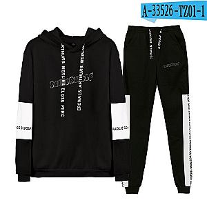 SSSniperWolf Fashion Printed Pullover Hoodie Sets