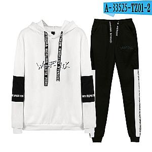 SSSniperWolf Design Hiphop Hoodie Set