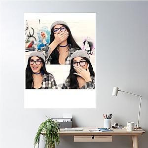 Sssniperwolf Laughing Collage Poster Premium Merch Store