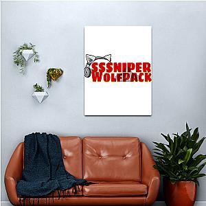 Sssniperwolf Pack Classic Canvas Print Premium Merch Store