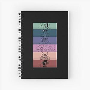 Ssundee Color Collage   Spiral Notebook