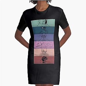 Ssundee Color Collage   Graphic T-Shirt Dress