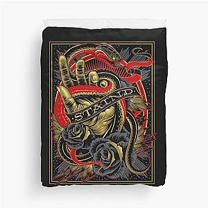 Staind Rock Band Flag Is Real Duvet Cover