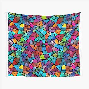 Colored Stained Glass Tapestry
