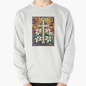 Stained Cross 28 Pullover Sweatshirt