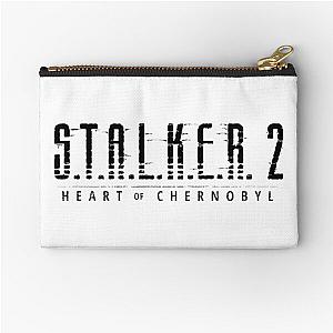 Black S.T.A.L.K.E.R. 2: Heart of Chernobyl logo - Stalker 2 game Zipper Pouch