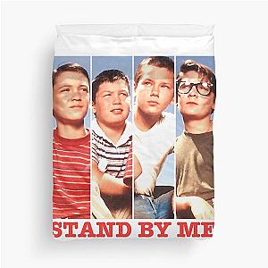 Stand By Me Drama Directed  Novel The Body Stephen King  Character Montage Retro Duvet Cover