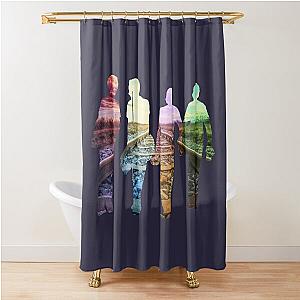 Railroad Stand By Me Shower Curtain