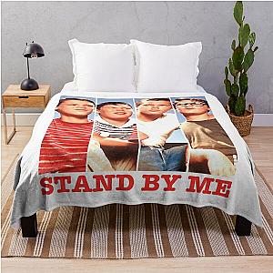 Stand By Me Drama Directed  Novel The Body Stephen King  Character Montage Retro Throw Blanket