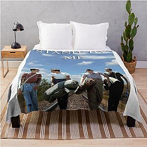 Vintage Movies Stand By Me Poster Throw Blanket