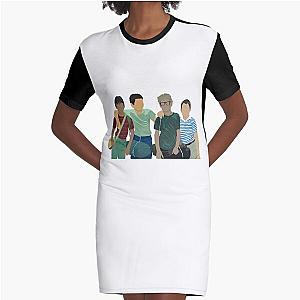 Stand By Me Drama Directed Novel The Body Stephen King Gordie, Chris, Teddy Vern Gifts For Movie Fa Graphic T-Shirt Dress