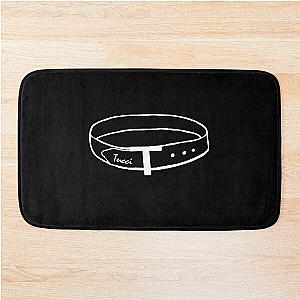 Stanley Tucci Logo with a belt in white Bath Mat