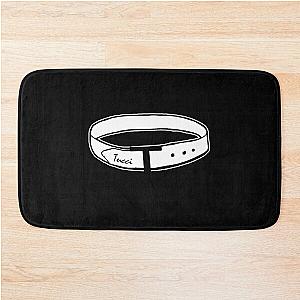 Stanley Tucci Logo with a belt in black Bath Mat