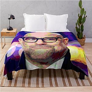 Stanley Tucci Portrait Throw Blanket