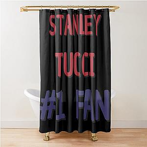 Stanley Tucci - 1 Fan Shower Curtain