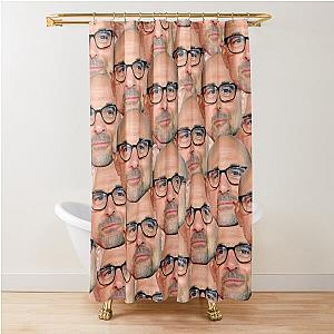 Stanley Tucci head design Shower Curtain