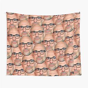 Stanley Tucci head design Tapestry