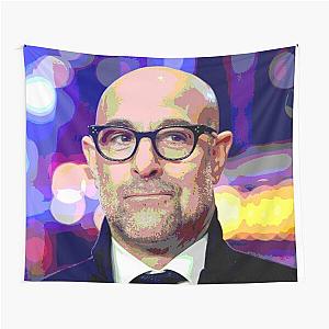 Stanley Tucci Portrait Tapestry