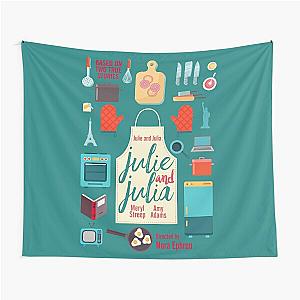 Julie and Julia, minimalist movie poster,  Tapestry