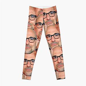 Stanley Tucci head design Leggings