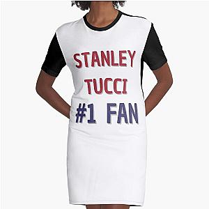 Stanley Tucci - 1 Fan Graphic T-Shirt Dress