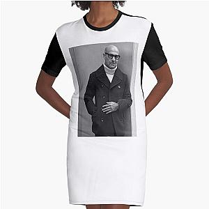 Stanley Tucci  Poster                        (1) Graphic T-Shirt Dress