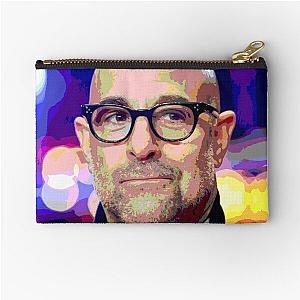 Stanley Tucci Portrait Zipper Pouch