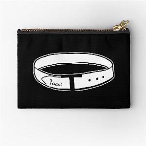 Stanley Tucci Logo with a belt in black Zipper Pouch