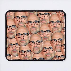 Stanley Tucci head design Mouse Pad