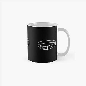 Stanley Tucci Logo with a belt in white Classic Mug