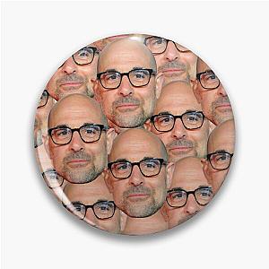 Stanley Tucci head design Pin