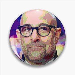 Stanley Tucci Portrait Pin