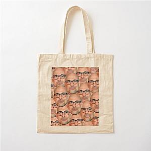 Stanley Tucci head design Cotton Tote Bag