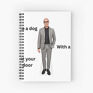 Stanley Tucci I love you Spiral Notebook