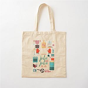 Julie and Julia, minimalist movie poster,  Cotton Tote Bag