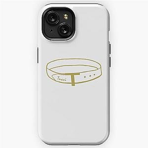 Stanley Tucci Logo with a belt in gold iPhone Tough Case