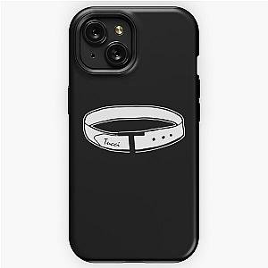 Stanley Tucci Logo with a belt in black iPhone Tough Case