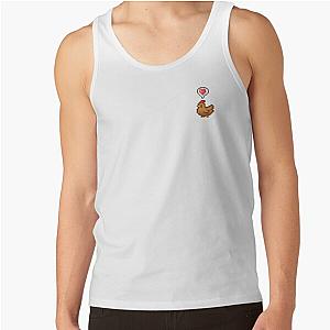 Stardew Valley Tank Tops - Stardew Valley Happy Brown Chicken Tank Top