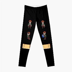 Stardew Valley Leggings - Stardew Valley Sprites Harvey Sticker Leggings