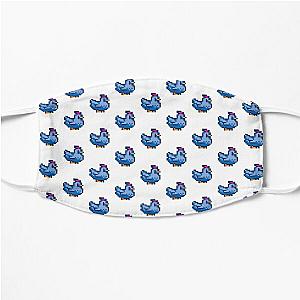 Stardew Valley Face Masks - Stardew Valley Blue Chicken Flat Mask