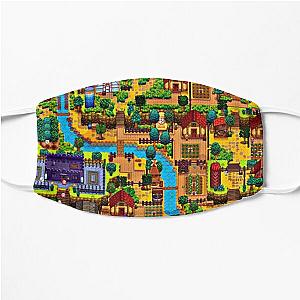 Stardew Valley Face Masks - Stardew valley map  Flat Mask