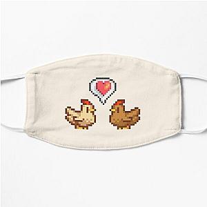 Stardew Valley Face Masks - Stardew Valley Chicken Love Flat Mask