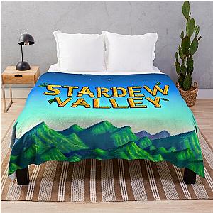 Stardew Valley Blanket - Stardew valley title Throw Blanket