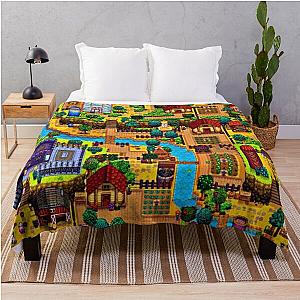 Stardew Valley Blanket - Stardew valley map  Throw Blanket