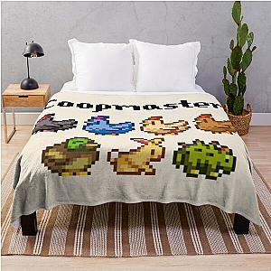 Stardew Valley Blanket - Stardew Valley Coopmaster Coop Animals  Throw Blanket