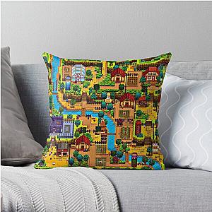 Stardew Valley Pillows - Stardew valley map  Throw Pillow