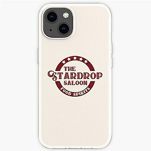 Stardew Valley Cases - The Stardrop Saloon Pub Logo | Stardew Valley | Burgundy Logo iPhone Soft Case